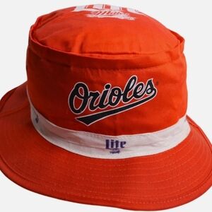 Orioles Kids Bucket Hat - Orange and White